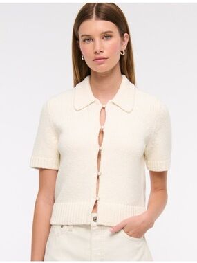 Abercrombie short sleeve sweater